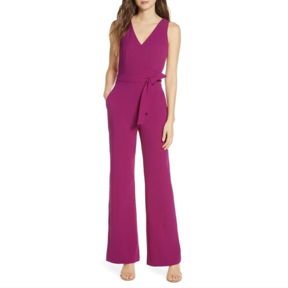 Vince Camuto jumpsuit  size 14 bright ourple